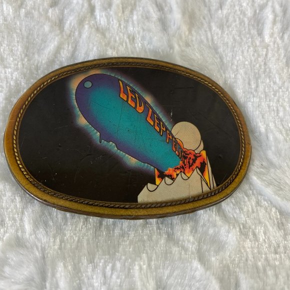 Vintage 1977 Led Zeppelin Belt Buckle - Picture 4 of 5